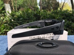 Oakley Gascan Sunglasses OO9014-2860 Matte Black Gray Tinted with Pouch