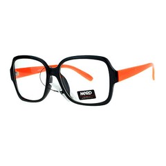 Nerd Eyewear Clear Lens Glasses Square Frame Hipster Fashion Eyeglasses