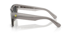 Ray-Ban RB2217M Scuderia Ferrari Transparent Grey/Grey Gradient 53 mm Sunglasses