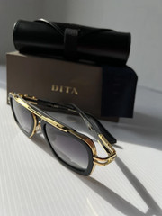 Authentic DITA LXN-EVO DTS403-A-01 Sunglasses in Matte Black and Gold with Gray