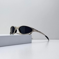 Oakley Penny X-Metal Sunglasses Silver Frame Black Lens ClassicIN BOX