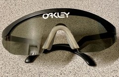 Oakley Razor Blades Sunglasses Vintage 80’s Black Frame w/ Customized Grey Lens!