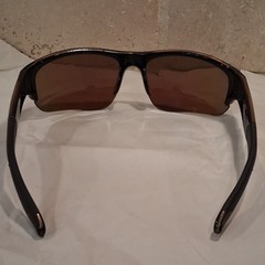 Premiere Polarized UV400 Adjustable Wrap Sunglasses Brown Frame & Lens Men
