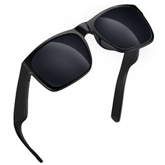 Oversized Polarized Large Sunglasses Wide Frame Gangster Rectangle XL Shades