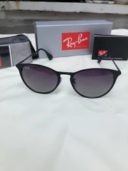 Ray Ban ERIKA Black METAL Frame Gradient Grey Sunglass RB3539-1