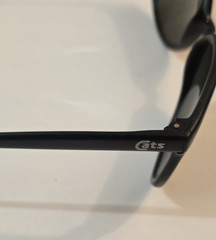 Vtg B&L Ray Ban Cats Sunglasses Black Nylon Frames Grey Glass Lenses Exc Cond