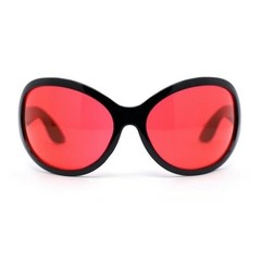 Oversized Exaggerated Retro Modern Shield Raver SUNGLASSES Large Big Black Frame