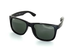 NEW RAY-BAN RB 4165F 622/T3 JUSTIN BLACK GRADIENT AUTHENTIC SUNGLASSES 55-17