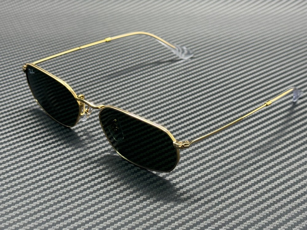 RAY BAN RB3947 001 31 Arista Gold Green Unisex 57 mm Sunglasses