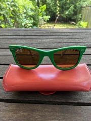 Ray-Ban Wayfarer RB2140 1140 Special Series 11 Sunglass Italy 50mm Green Floral