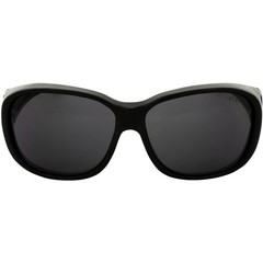2 Pairs of Birdz Peacock Fit-Over Glasses Black with Yellow & Smoke Lenses