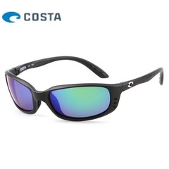 Costa Del Mar Brine Black Frame/Green Mirror Polarized Sunglasses Lenses 580P