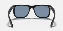 Ray-Ban Justin RB4165 622/2V Polarized Sunglasses 54mm Matte Black Grey Lens UV