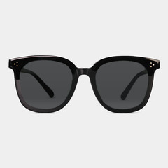 Stylish Sunglasses TACLAB Justin Shadow Handcrafted Durable Oval Acetate Frame