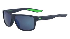 NEW Nike EV1072-434 Matte Blue Premier M Sunglasses with Blue Mirror Lenses