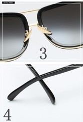 Luxury Branded Oversized Men Sunglasses Men and Women UV400 Pilot Style