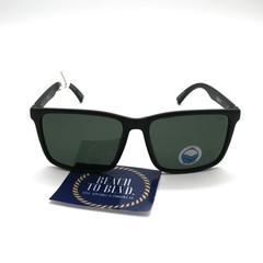 I-SEA Hopper Men’s Polarized Sunglasses – Black Frame/Green Len