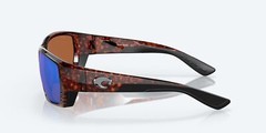 Costa Del Mar Tuna Alley Tortoise/Green Mirror 580P 62 mm Polarized Sunglasses