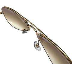 Ray-Ban Aviator Sunglasses RB 3025 001/51 Shiny Gold Brown Gradient 58mm w/case