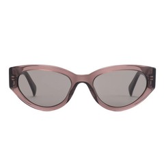 9 NIB OTIS Audry Eco Crystal Velvet & Neutral Grey Glass Lens Unisex Sunglasses