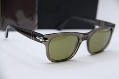 NEW PERSOL P 3269-S 1103/4E SMOKE GREY GREEN AUTHENTIC FRAMES SUNGLASSES 54-20