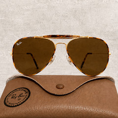 Ray-Ban B&L Outdoorsman Tortoise Turtle USA Vintage 58/14 Mint