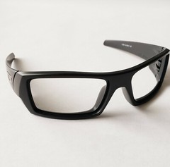 Oakley Gascan Matte Black Gunmetal Icons Replacement Frame Only Authentic OO9014