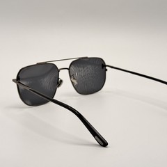 Tom Ford Sunglasses TF1249-K 08A Shiny Gunmetal Navigator Frame Gray Lens 61mm