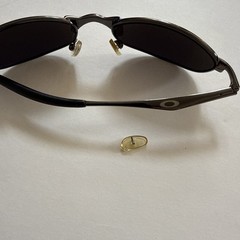 Vintage Oakley Sunglasses Made in USA FD021 Oval Wire Tap Frame Mirrored Lens