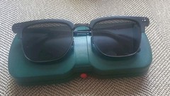 Near Mint PHILIPP PLEIN CAMERON SUN CLUBMASTER Polarized Gray Sunglasses Italy