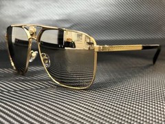VERSACE VE2238 12526G Pale Gold Rectangle 61 mm Men’s Sunglasses