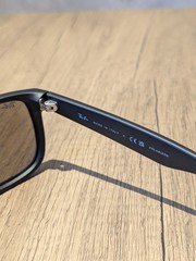 Ray-Ban RB4165 622/55 Black Frame Blue flash Polarized Lenses sunglasses-54mm