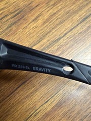 Wiley X Gravity Wrap Sunglasses Black Frame Gray Tinted Lenses WX Z87-2+