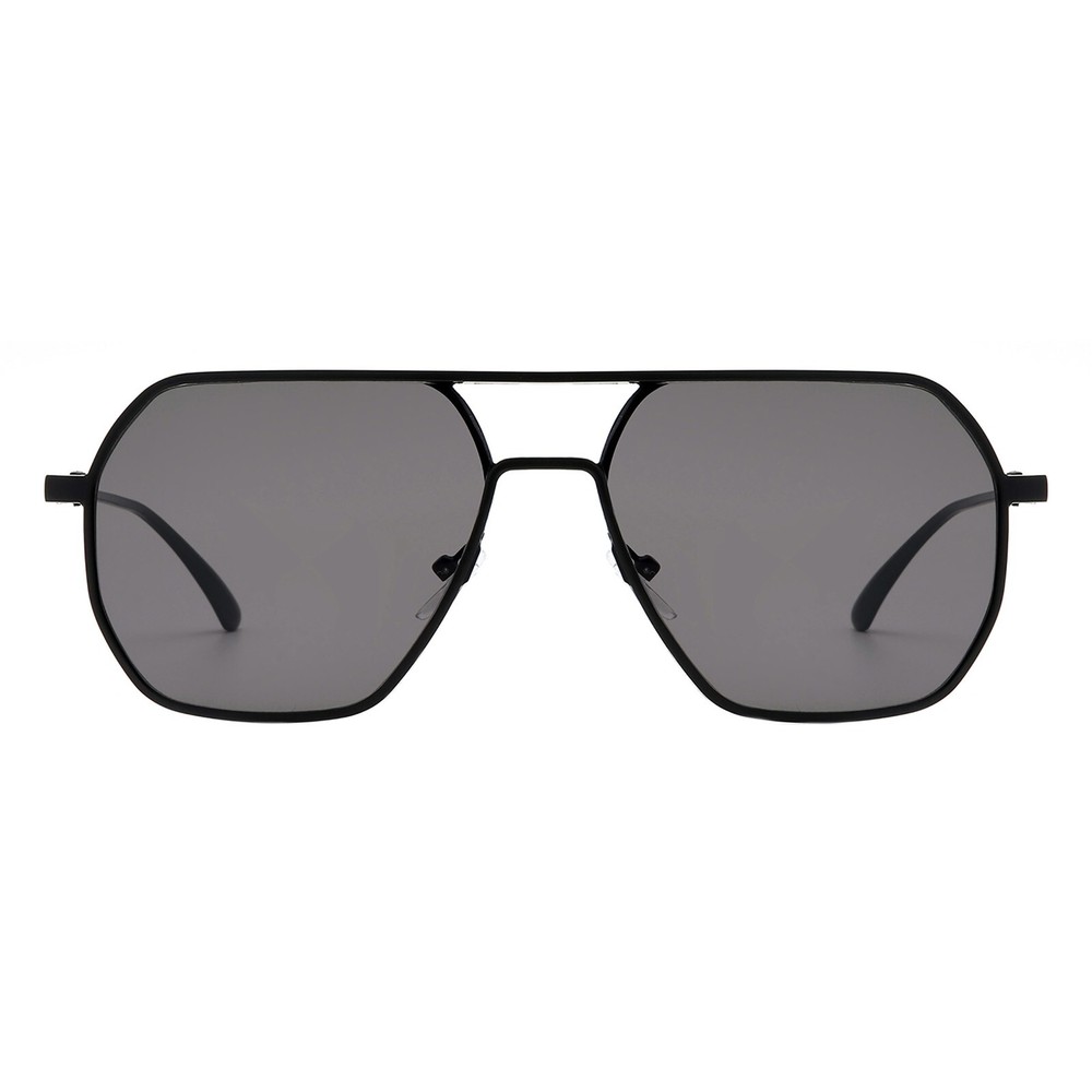 Unisex Fashion Sunglasses Modern Geometric Square Metal Frame UV400