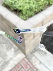 New Oakley BXTR Metal OO9237 9237 Clear Violet Prizm Lens 133mm OSFA