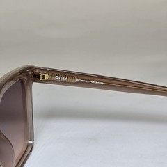 Quay Australia Level Up 77709 Sunglasses Gold Tan Fade Oversized 60-16-148