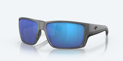 Costa Del Mar Reefton Pro Matte Grey/Blue Mirror POLARIZED 580G 63 mm Sunglasses