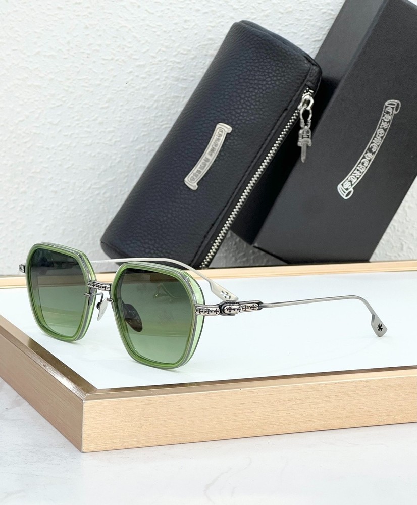 Chrome Hearts Model: DANGER ZONE Sunglasses, Size 53-21-141