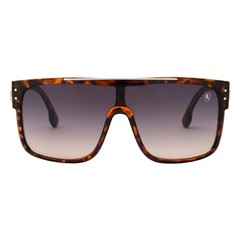 Shield Men Sunglasses Tortoise Frame Designer Fashion Sport UV400 Driving Lentes