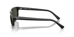 Ray-Ban RB2225 Polished Black/Green 59 mm Sunglasses RB2225 901/31 59-18