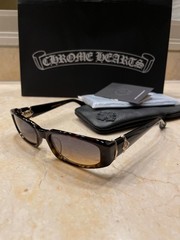 Chrome Hearts Blueher Sunglasses Black Tortoise Gold RARE