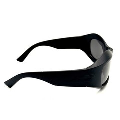 Modern Oversize Wrap Sunglasses Black LH18160 Designer Fashion Frame Lens Style