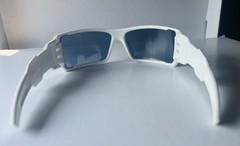 Oakley Oil Rig Polished White w/Black Lenses with Oakley Bag