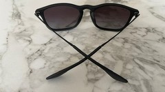 Ray.Ban RB4187-F Sunglasses CHRIS 622/8G 54-18 -145 3N Brown Gradient/Black – FS