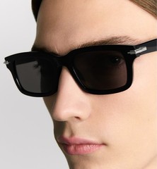 DiorBlackSuit S16I Sunglasses Black Rectangular 53mm | Authentic | Made in Italy