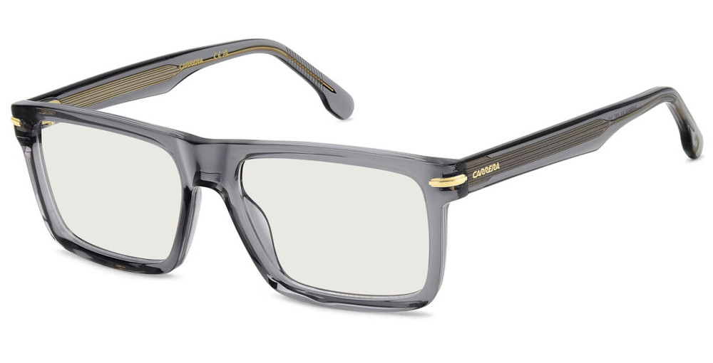 Carrera 343 KB7 Grey/Blue Mirror Rectangular Men’s Eyeglasses