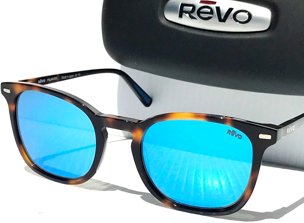NEW Revo WATSON Tortoise POLARIZED Blue Water GLASS Lens Sunglass 1129- 02 H2O