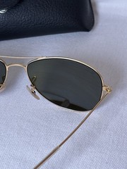 Ray-Ban RB-3362 Cockpit Aviator Blue Mirrored Lens Sunglasses, 112/17-56 -14