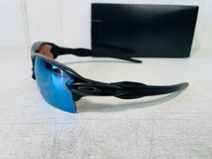 OAKLEY OO9188-58 FLAK 2.0 XL Matte Black w Prizm Deep Water POLARIZED Suns $243