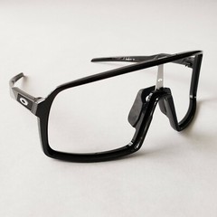 Oakley Sutro Polished Black Silver Accents Replacement Frame Only Authentic